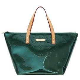 Borsa tote Monogram Vernis Louis Vuitton Blu Verde