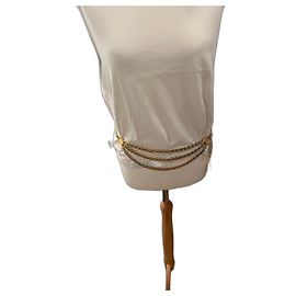 Ceinture Chanel 3 rangs doré Doré