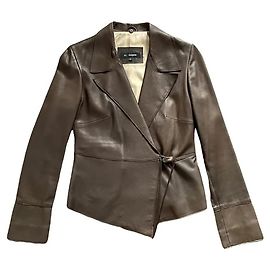 Oakwood Brown Leather Jacket Brown Chocolate