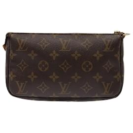Louis Vuitton-LOUIS VUITTON Monogram Pochette Accessoires Pouch M51980 LV Auth tb1198-Monogram
