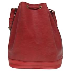 Louis Vuitton-LOUIS VUITTON Epi Noe Shoulder Bag Red M44007 LV Auth 89203-Red