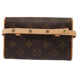 Louis Vuitton-LOUIS VUITTON Monogram Pochette Florentine Waist bag M51855 LV Auth 88916A-Monogram