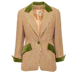 Giacca a scacchi Hermès Multicolore