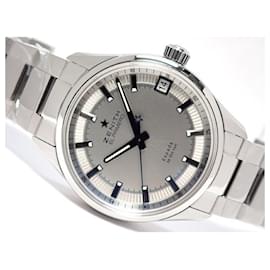 Zénith-ZENITH El Primero Espada silver Dial Genuine goods Mens-Silvery