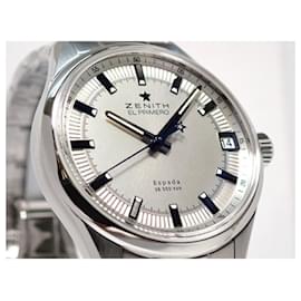 Zénith-ZENITH El Primero Espada silver Dial Genuine goods Mens-Silvery
