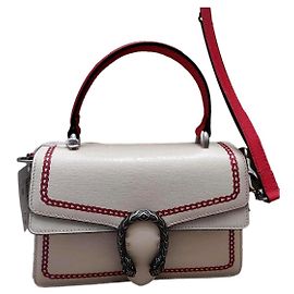 Bolsa de mão Gucci Dionysus em couro bege Bege