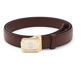 Cartier Santos Must Leder Gürtel in Bordeaux Bordeaux