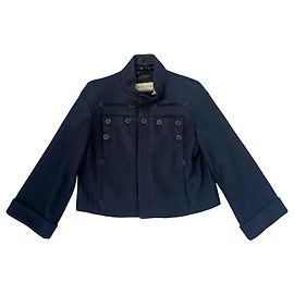 Marinejacke von Jean Paul Gaultier mit Ankern Blau Marineblau