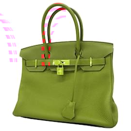 Hermès-Hermes Birkin 30 Handbag in Bougainvillier-Other