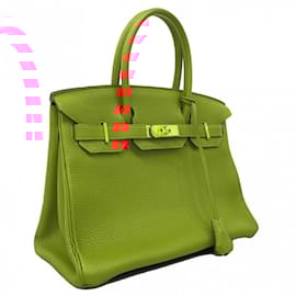 Hermès-Hermes Birkin 30 Handbag in Togo Rouge Pivoine-Other