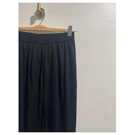 Dolce & Gabbana-DOLCE & GABBANA Trousers T.IT 42 Wool-Black