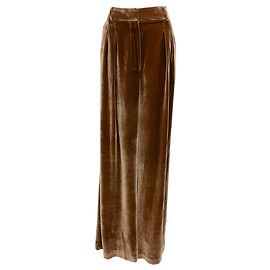 Ulla Johnson Mica ausgestellte Samthose Veronica Braun