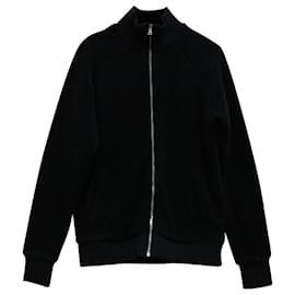 Autre Marque-Mr P. Fleece Zip Up Jacket in Black Polyester-Black