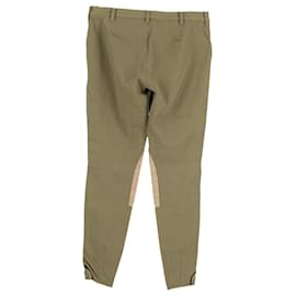 Ralph Lauren-Ralph Lauren Slim-Fit Jodhpur Pants in Olive Green Cotton-Green,Olive green