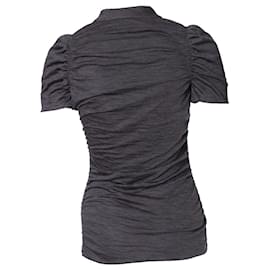 Louis Vuitton-Wrinkled grey top-Grey