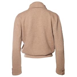 Chanel-Cashmere crossover cardigan-Brown,Beige