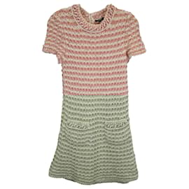 Chanel-Chanel Shift Mini Dress in Pink Cotton-Pink