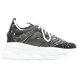 Versace- VERSACE Chain Reaction sneaker   -Black