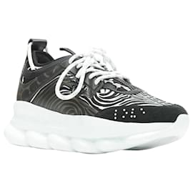 Versace- VERSACE Chain Reaction sneaker   -Black
