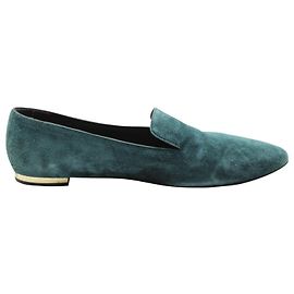 Mocasines Burberry en ante teal Otro Verde