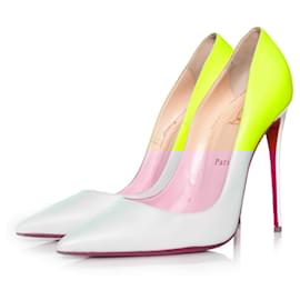 Christian Louboutin-Neon yellow pump-Yellow