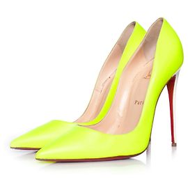Christian Louboutin Neon yellow pump Yellow