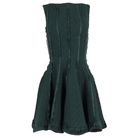 Alaïa Vestido sem mangas com decote barco Alaia em poliéster verde Verde