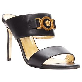 VERSACE Tribute Medusa mule sandals  Black