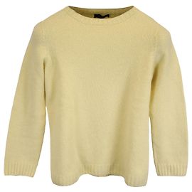 Der gelbe Kaschmirpullover mit 3/4-Ärmeln von The Row Gelb