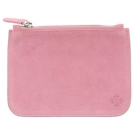 Patek Philippe purses, wallets & cases T.  Suede Pink