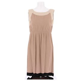 Fendi Kleid T.IT 40 Viskose Beige