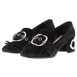 Miu Miu ballerines T.EU 35.5 Suède Noir