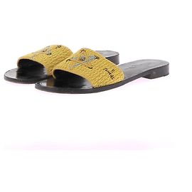 Dior mules & clogs T.EU 38 Cloth Yellow