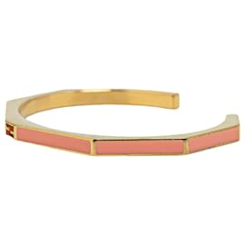 Fendi-Fendi Gold Gold Plated Enamel Bangle-Golden