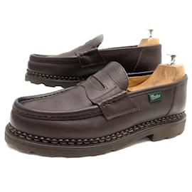 Paraboot-NINE PARABOOT REIMS 099413 LOAFERS 8 42 IN LEATHER SHOES-Brown