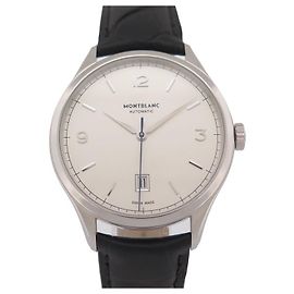 NOVE MONTBLANC HERITAGE CHRONOMETRIE 7347 112533 40MM AUTOMÁTICO Prata
