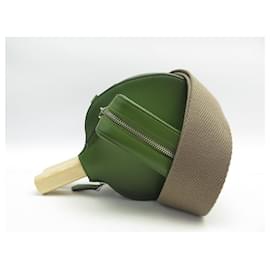 Fendi-NINE FENDI HANDBAG TABLE TENNIS RACKET CASE 7AS070 SHOULDER STRAP-Green