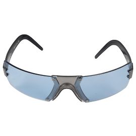 Chanel Shield Sunglasses - '90s Blue