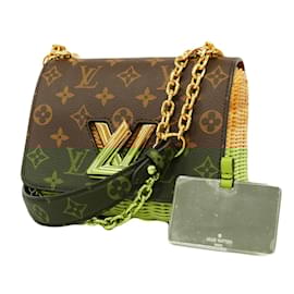 Louis Vuitton-Louis Vuitton Monogram Twist PM Shoulder Bag-Brown