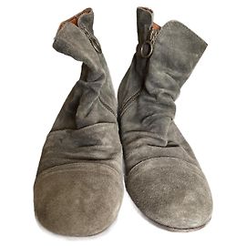 Autre Marque Fiorentini +Baker Leather Boots Dark Grey 42 Dark grey