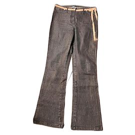 Jeans Byblos Blu a rayas de tenis naranja chocolate Naranja Chocolate