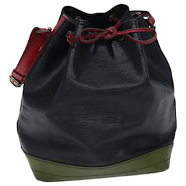Louis Vuitton-LOUIS VUITTON Epi Noe Shoulder Bag By color Black Red M44017 LV Auth th5276-Black,Red