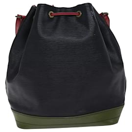 Louis Vuitton-LOUIS VUITTON Epi Noe Shoulder Bag By color Black Red M44017 LV Auth th5276-Black,Red