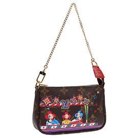 LOUIS VUITTON Monogram Vivienne Mini Pochette Accessoires M69976 LV Auth ac3272 Monogramma