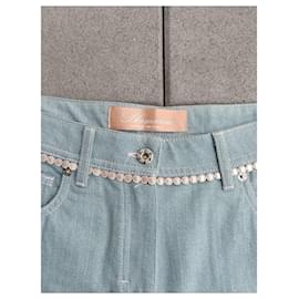 Blumarine-Shorts-Light blue