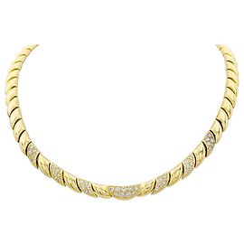 Patek Philippe yellow gold necklace, diamonds. Other