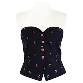 Gucci-GUCCI Tops T.FR  Cotton-Blue