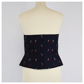 Gucci-GUCCI Tops T.FR  Cotton-Blue