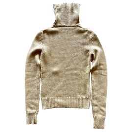 Céline Rollkragenpullover aus Kaschmir in Gold Golden