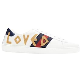 Gucci-GUCCI Ace Loved sneaker  -White